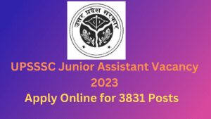 UPSSSC Junior Assistant Vacancy