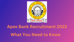 Apex Bank Recruitment 2023 